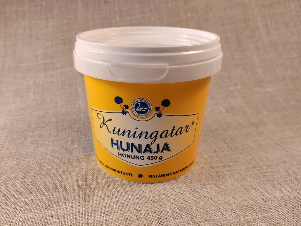 Kuningatar hunaja 450 g -purkki, ilman EAN-koodia
