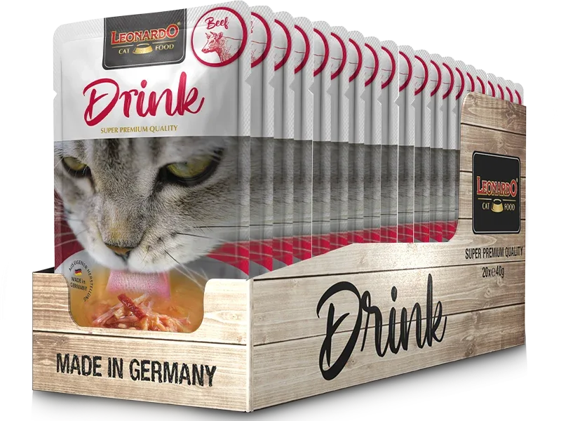 Leonardo Drink with Beef 40g, 20kpl/laatikko