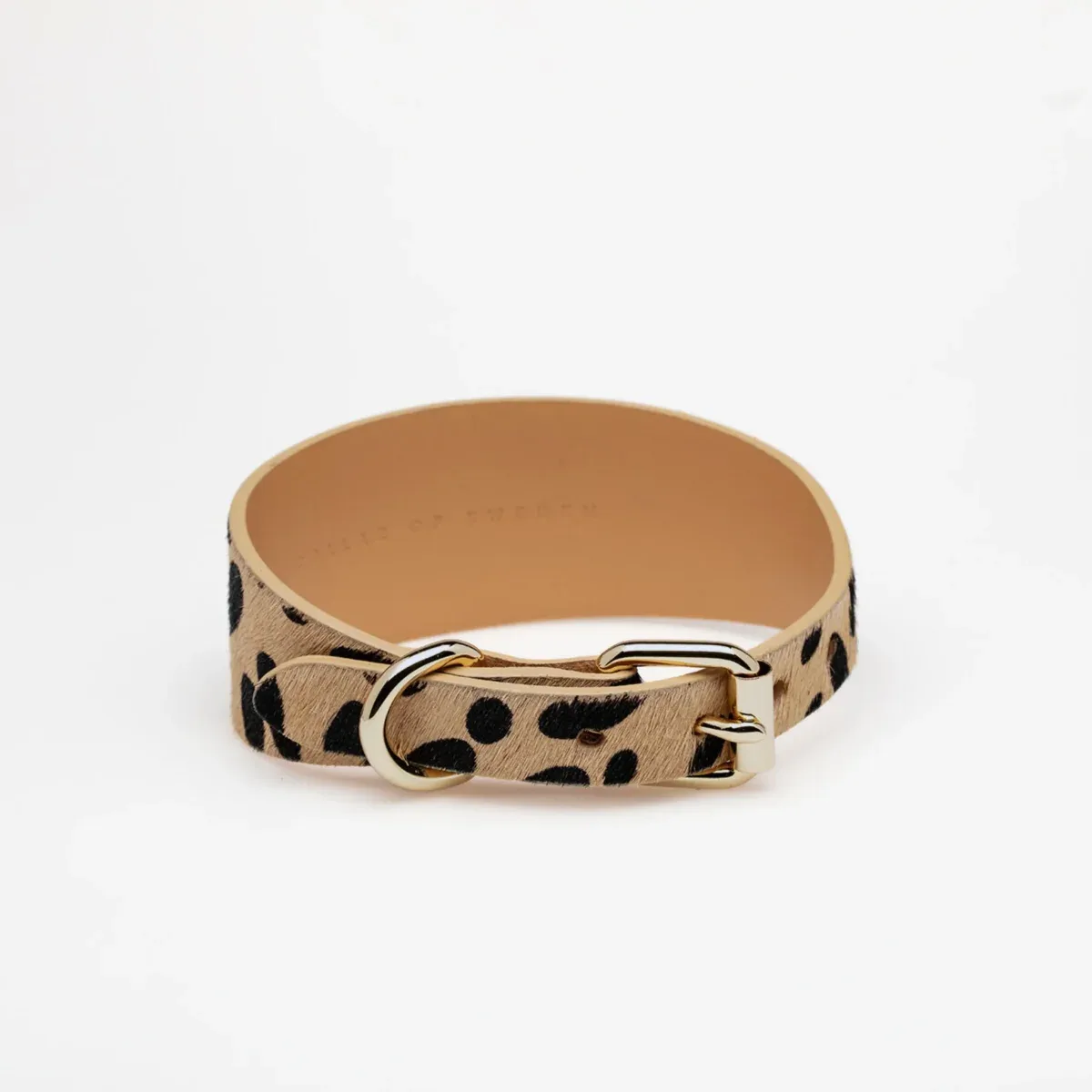 Leopard Dog Collar Wide