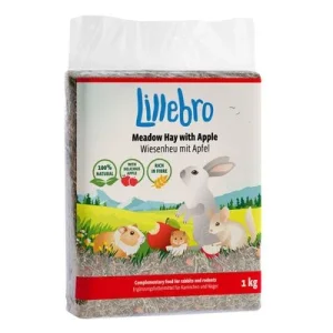 Lillebro-niittyheinää omenan, voikukan tai porkkanan kera niittyheinää ja villiomenaa 1 kg