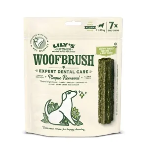 Lily's Kitchen Woofbrush Dental Sticks keskikokoisille koirille 7 x 28 g
