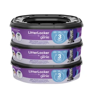 LitterLocker by Litter Genie t盲ytt枚rulla 3kpl