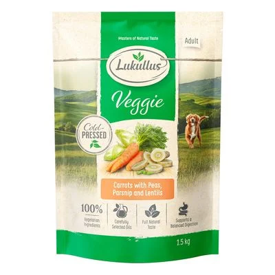 Lukullus Veggie (kylmäpuristettu) 1,5 kg: uusi resepti