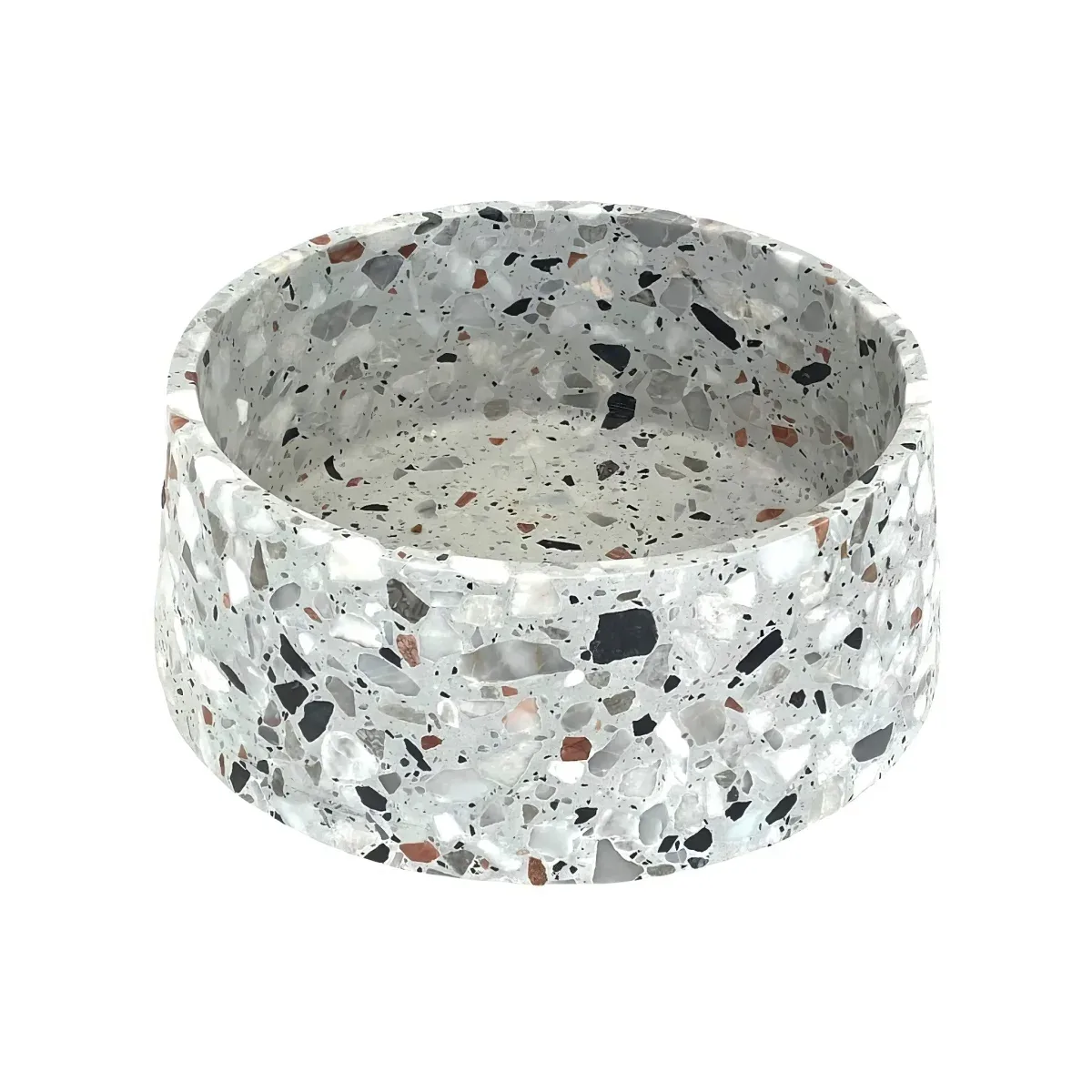 Luonnonkivinen design ruokakulho – Terrazzo