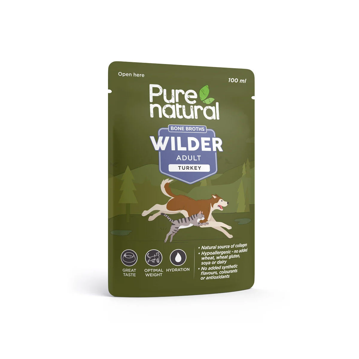 Luuliemi koiralle Purenatural kalkkuna 100 ml