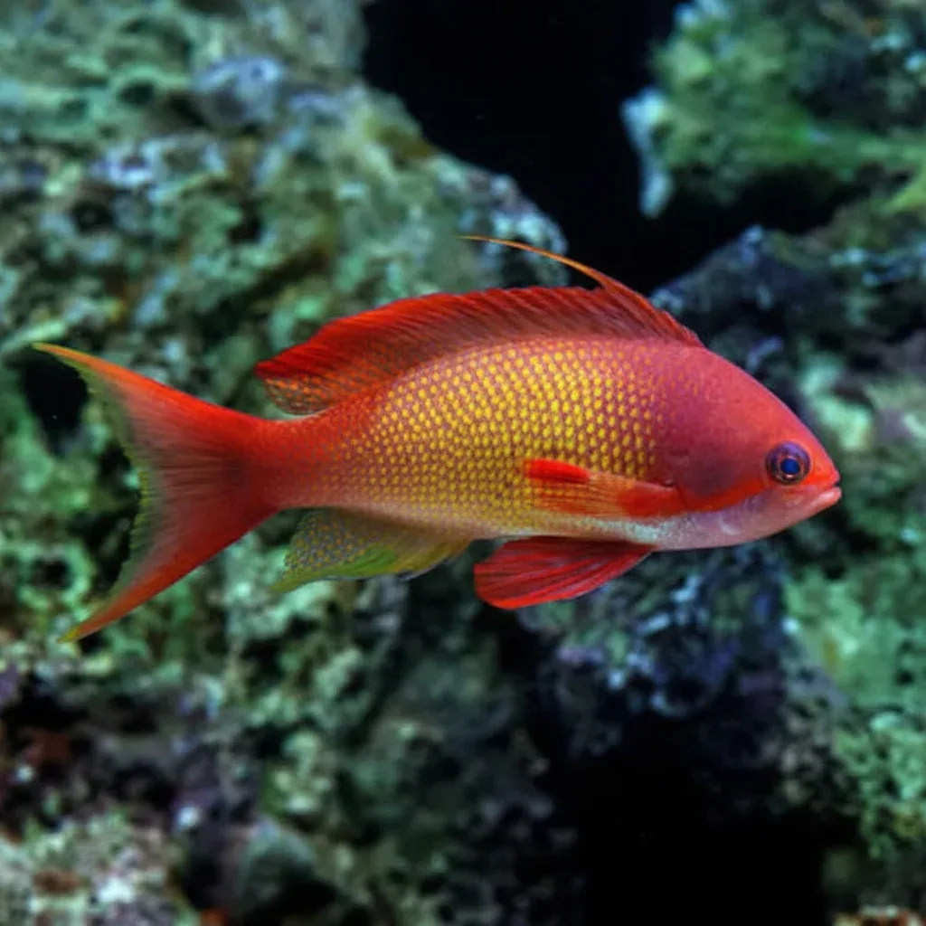 Lyretail Anthias (Pseudanthias squamipinnis) ♂