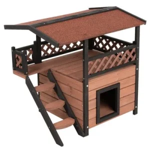 Maisonette-lemmikintalo P 77 x L 56,4 x K 72,4 cm