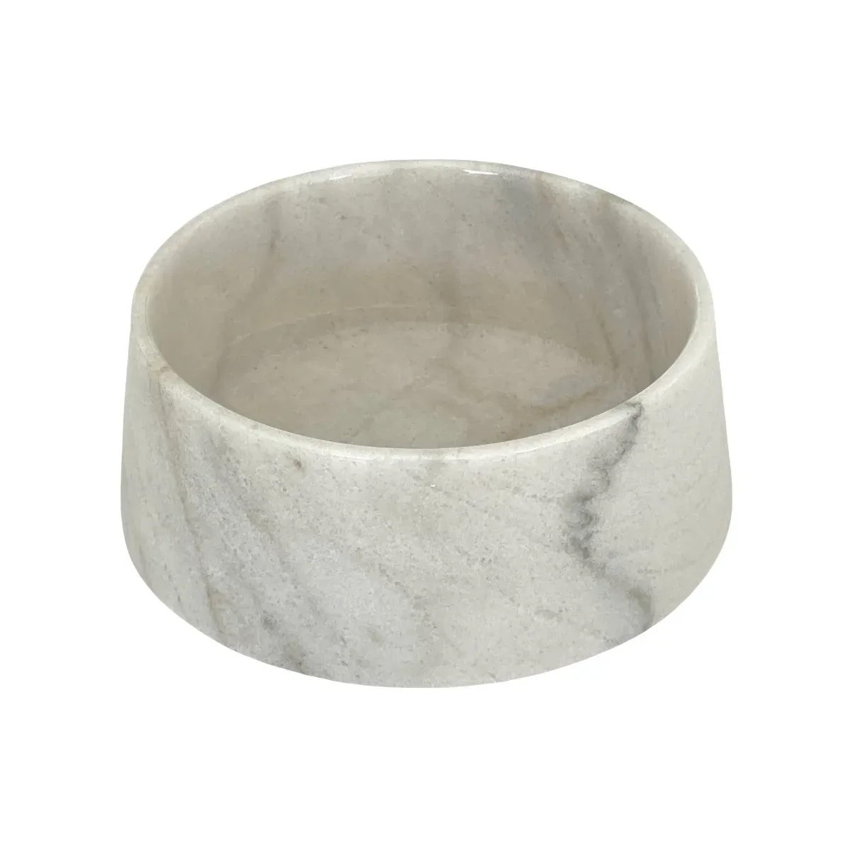 Marmorinen design ruokakulho – Carrara white