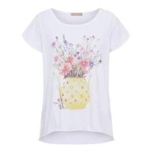 Marta Du Chateau T-paita Flowerpot Yellow