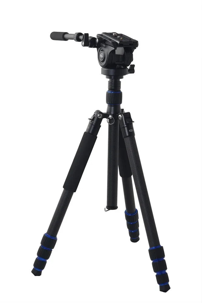 Meopta Carbon Fiber Tripod – hiilikuitujalusta ja videopää sekä kännykkä-adapteri