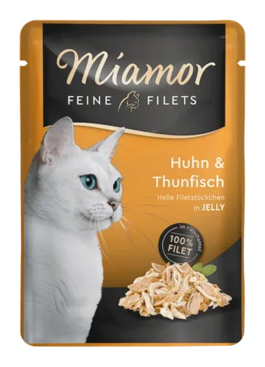 Miamor Fine Filets kana&tonnikala hyytelössä 100g