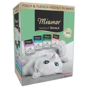 Miamor Ragout Royale -valikoima 12 x 100 g Multi-Mix Sauce