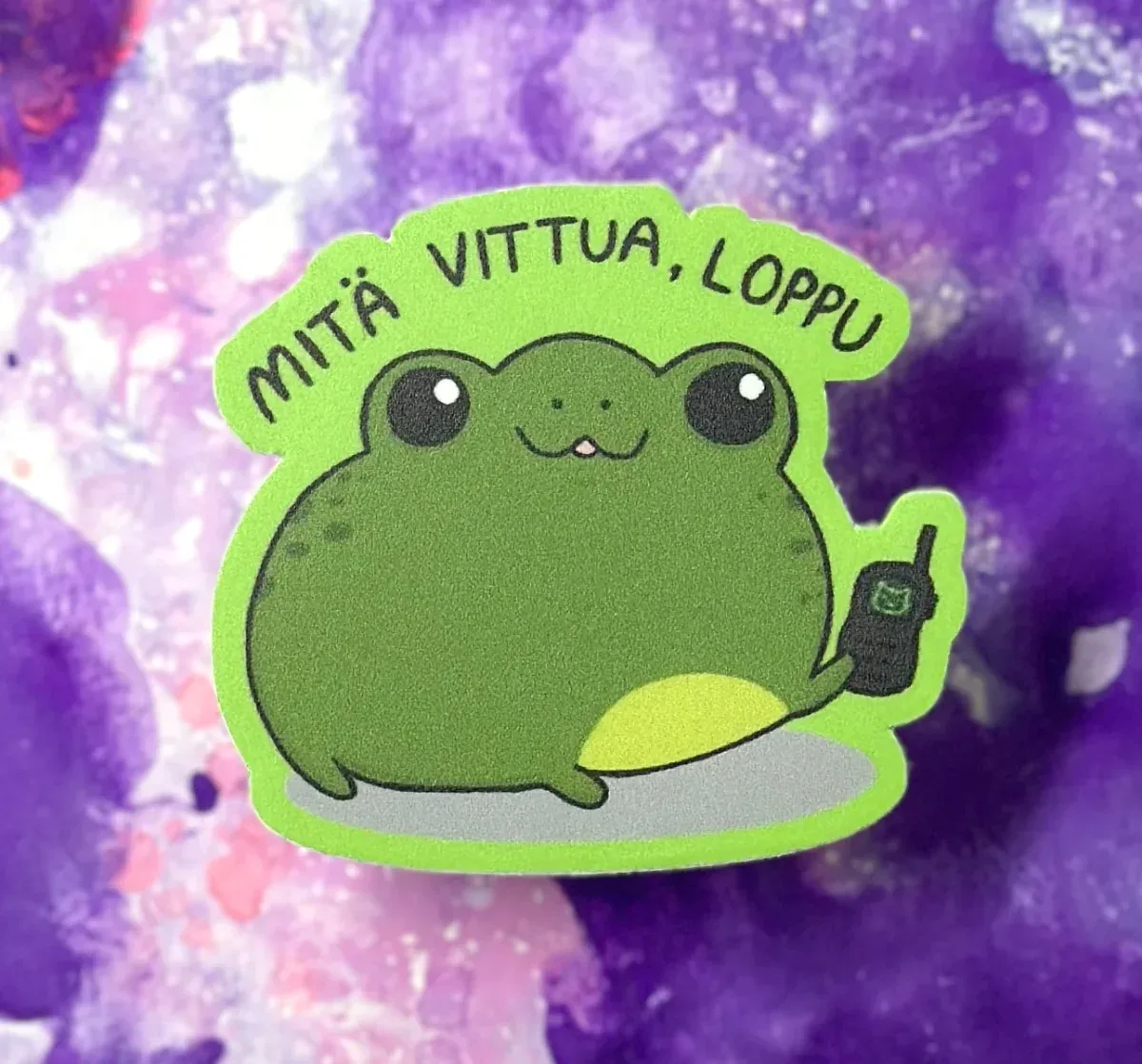 Mitä vittua, loppu – Säänkestävä tarra