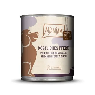 MjAMjAM Pure Meat Pleasure -säästöpakkaus 12 x 800 g hevonen