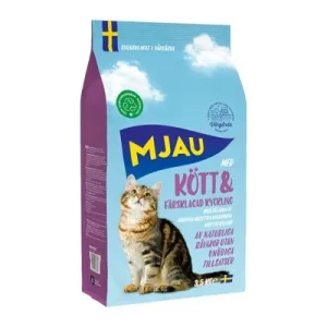 Mjau-kuivaruoka lihalla 3,5 kg