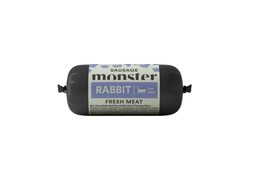 Monster Cat Sausage Rabbit 80g