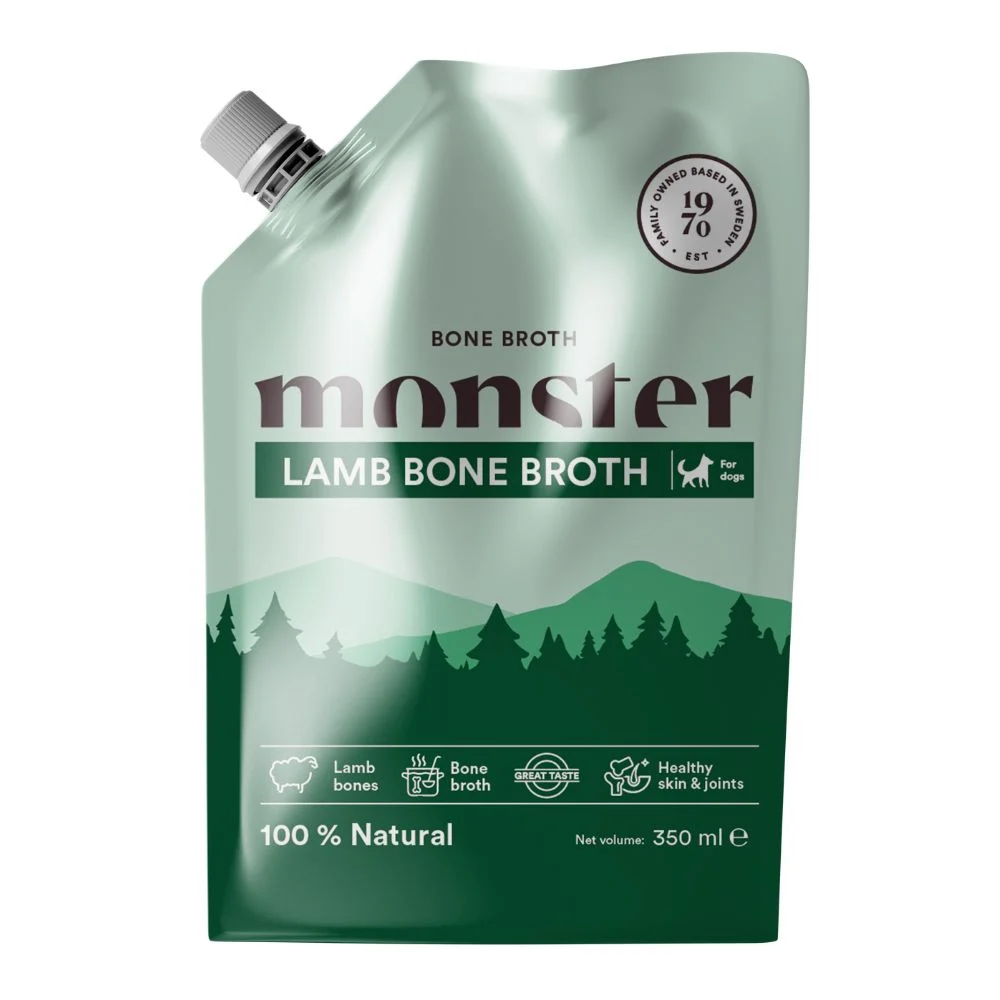 Monster Dog Bone Broth Lamb – luuliemi 350ml