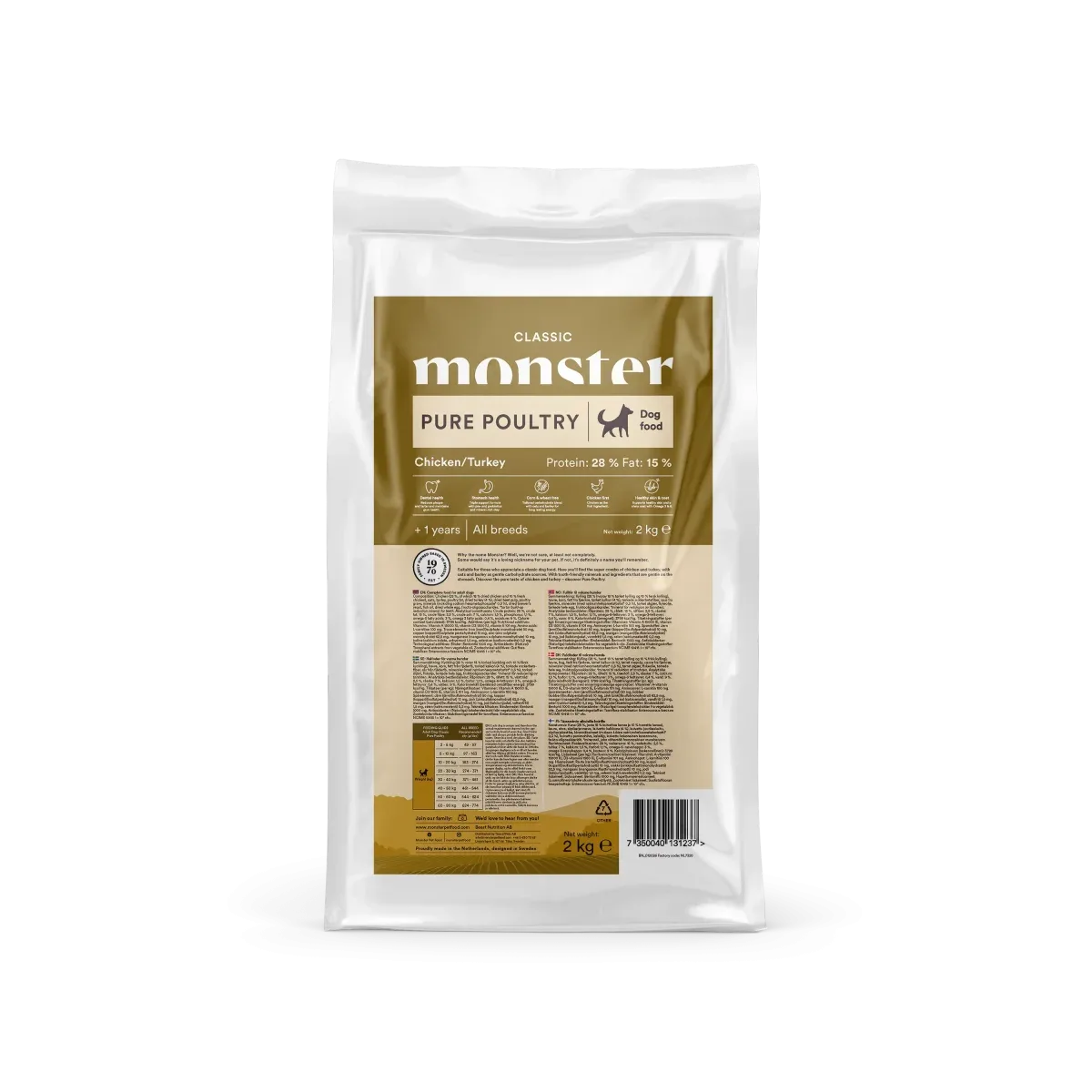Monster Dog Classic Pure Poultry