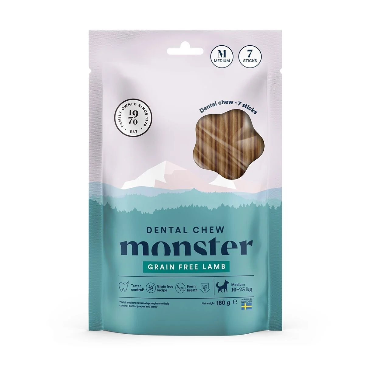 Monster Dog Dental Chew Lamb Medium