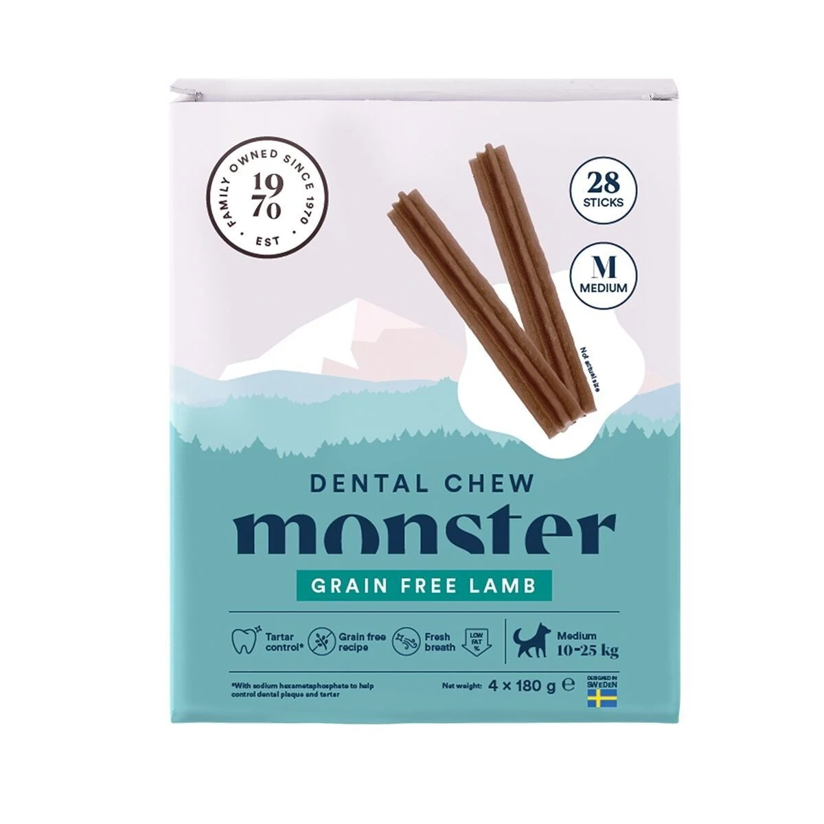 Monster Dog Dental Chew Lamb Medium
