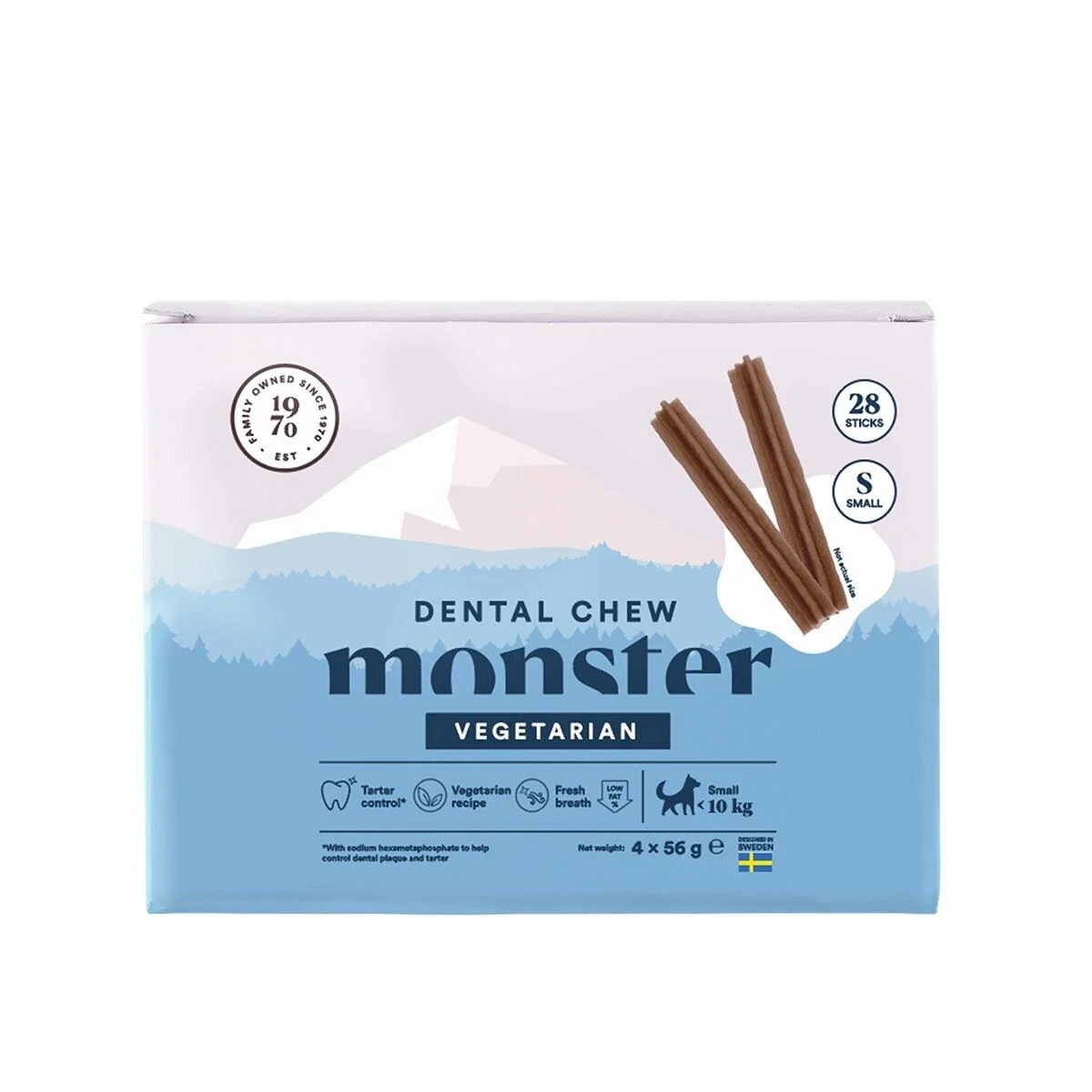 Monster Dog Dental Chew Vegetarian Small