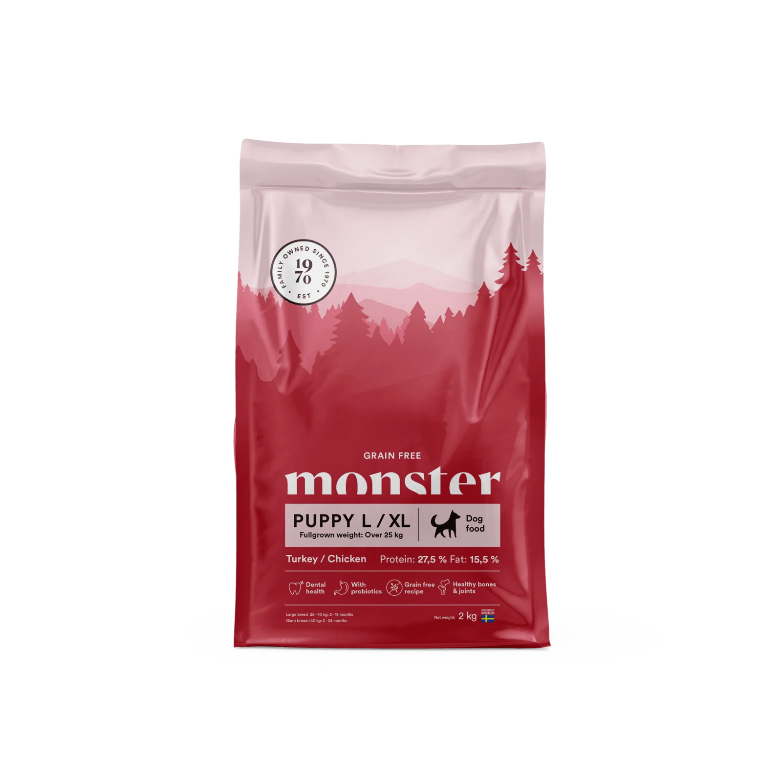 Monster Dog Grain Free Puppy L/XL Chicken / Turkey