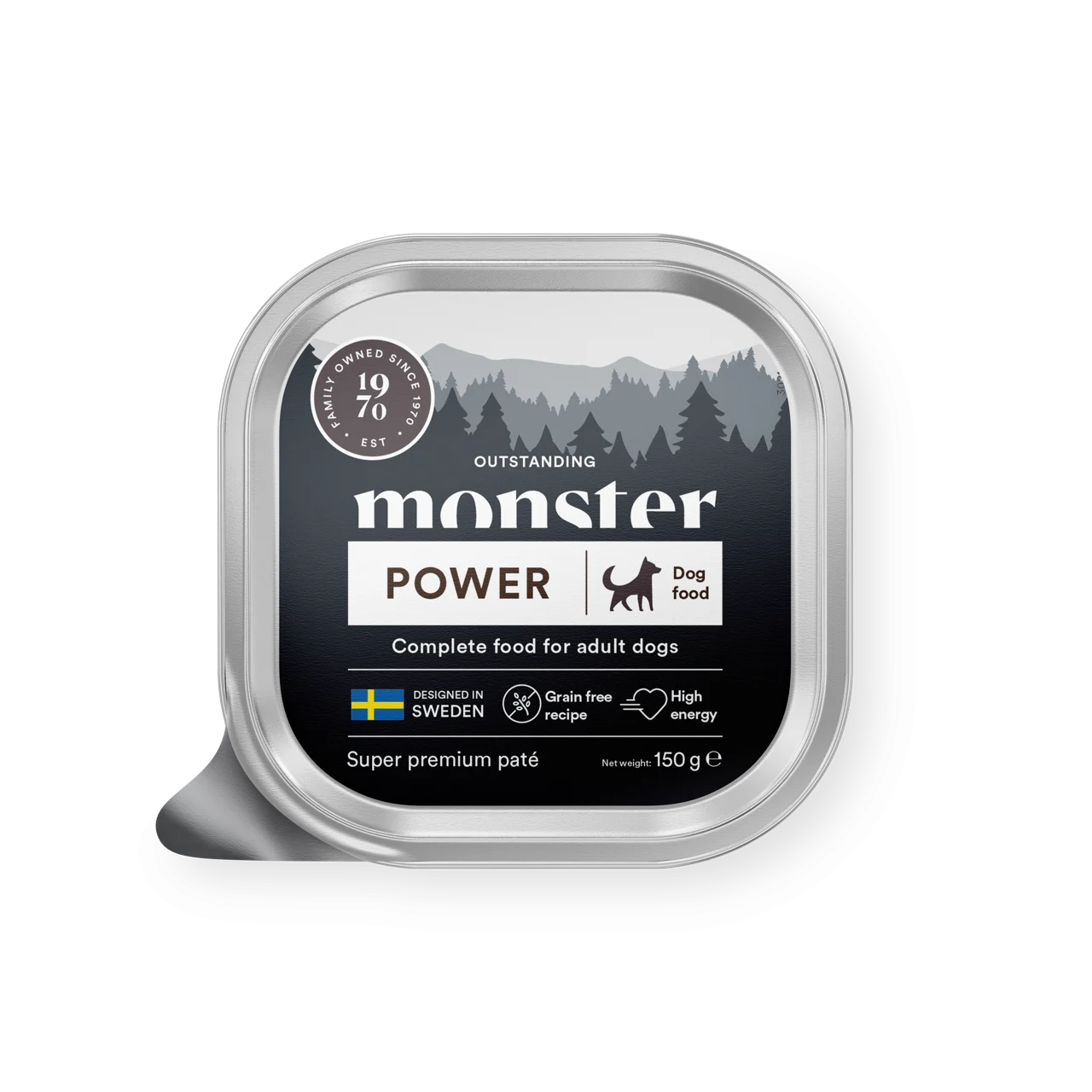 Monster Dog Power Chicken Paté- märkäruoka 150g
