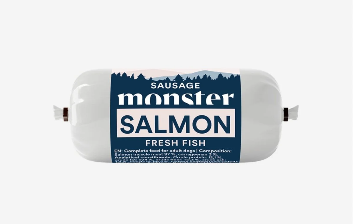 Monster Dog Sausage Salmon (lohi) - Image 2