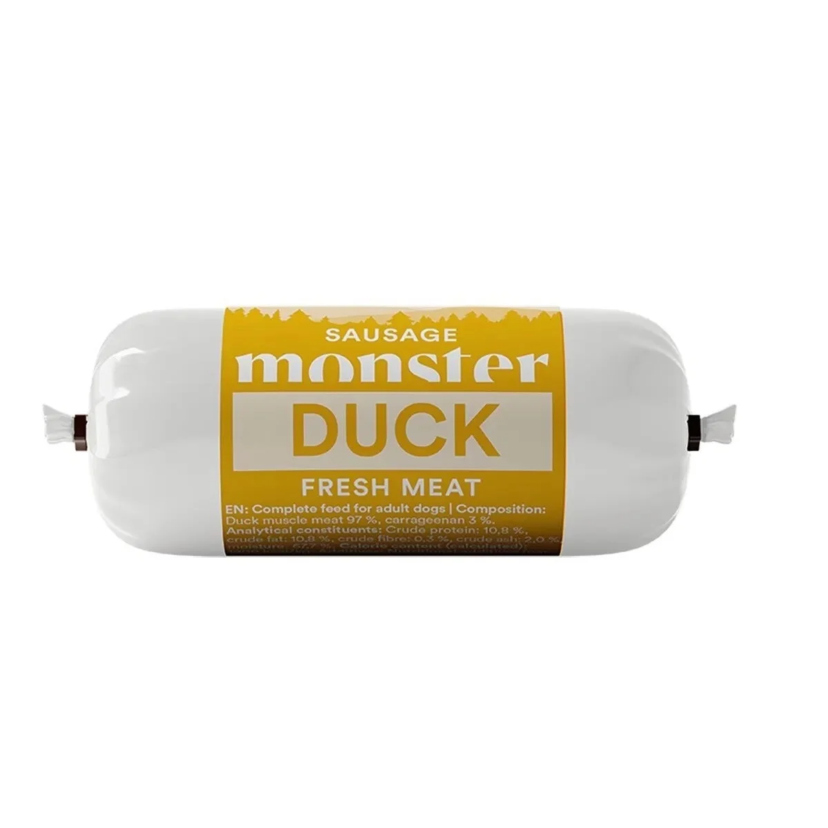 Monster Dog Sausage Single Protein Duck 400g