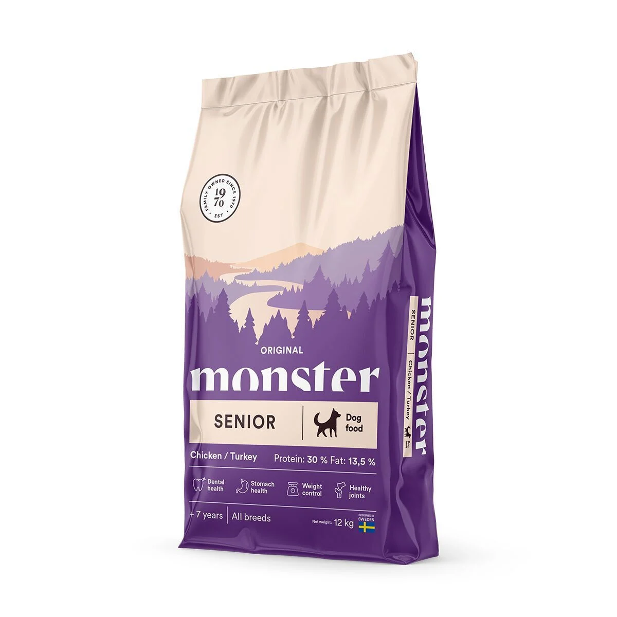Monster Dog Senior Kana & Kalkkuna