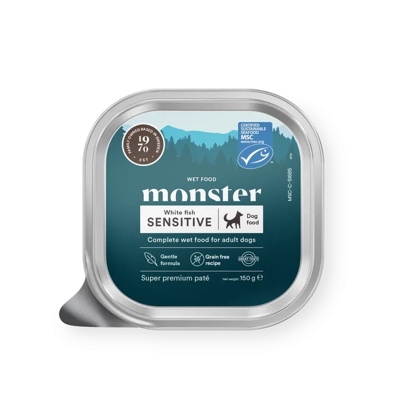 Monster Dog Sensitive Fish Paté 150g