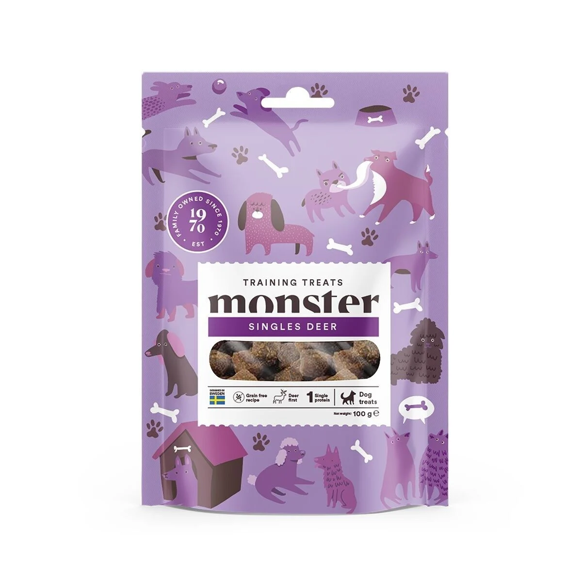 Monster Dog Training Treats peura 100g