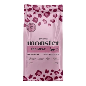Monster Grain Free Cat Red Meat