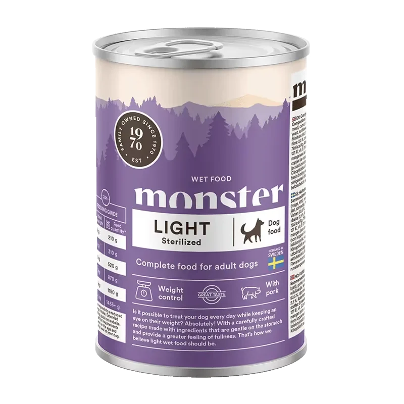 Monster Light / Sterilized 400 g