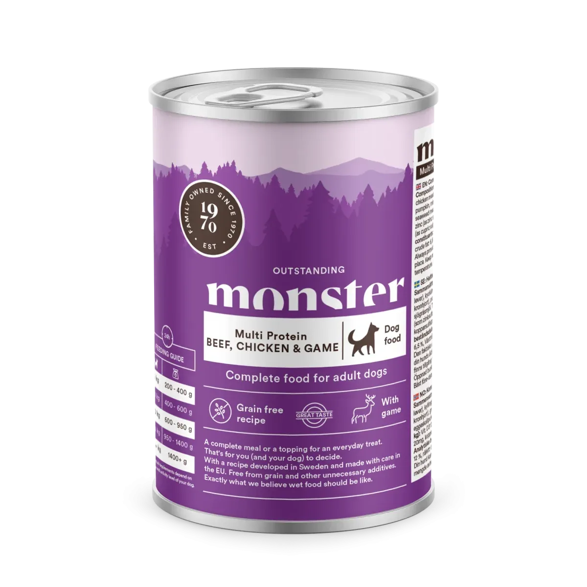Monster Multi Protein Beef, Chicken&Game 400g