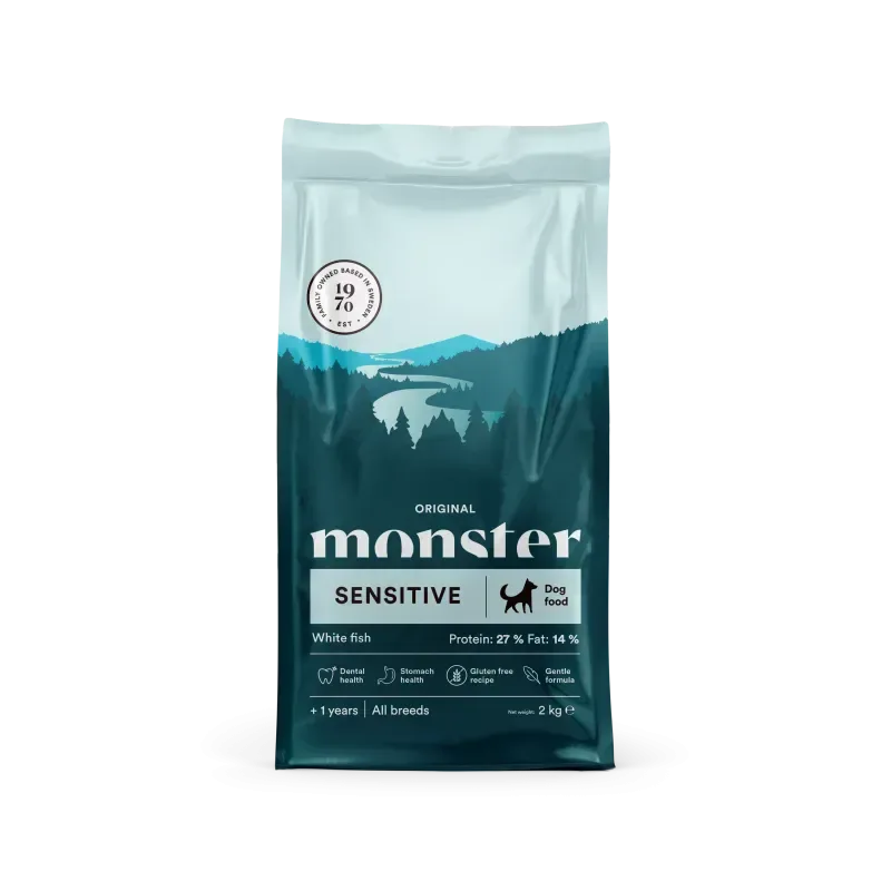 Monster Original Adult Sensitive White fish 12 kg