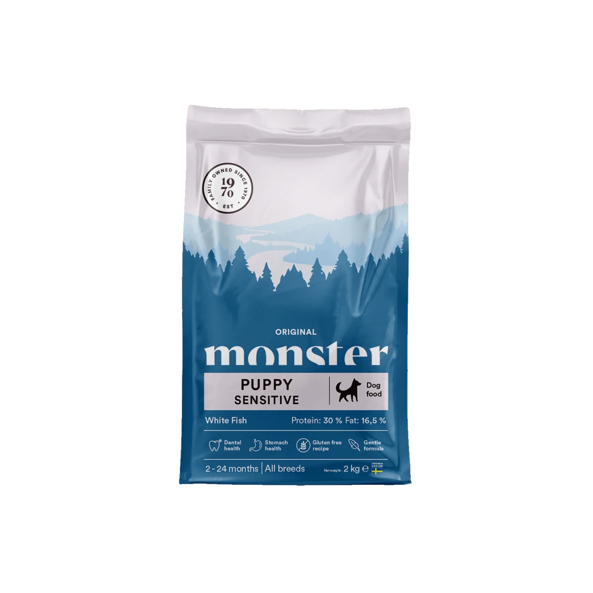 Monster Original Puppy Sensitive White fish 12 kg