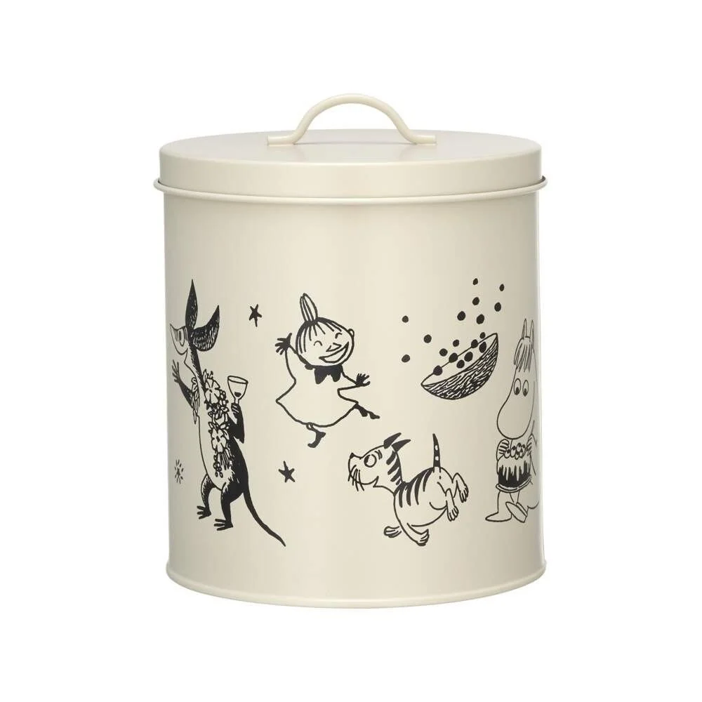 Moomin for Pets peltipurkki Muumit 80v. juhlavuosi