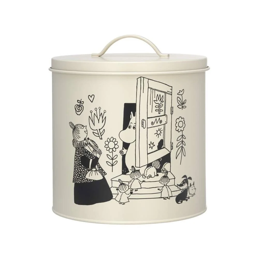 Moomin for Pets peltipurkki Muumit 80v. juhlavuosi