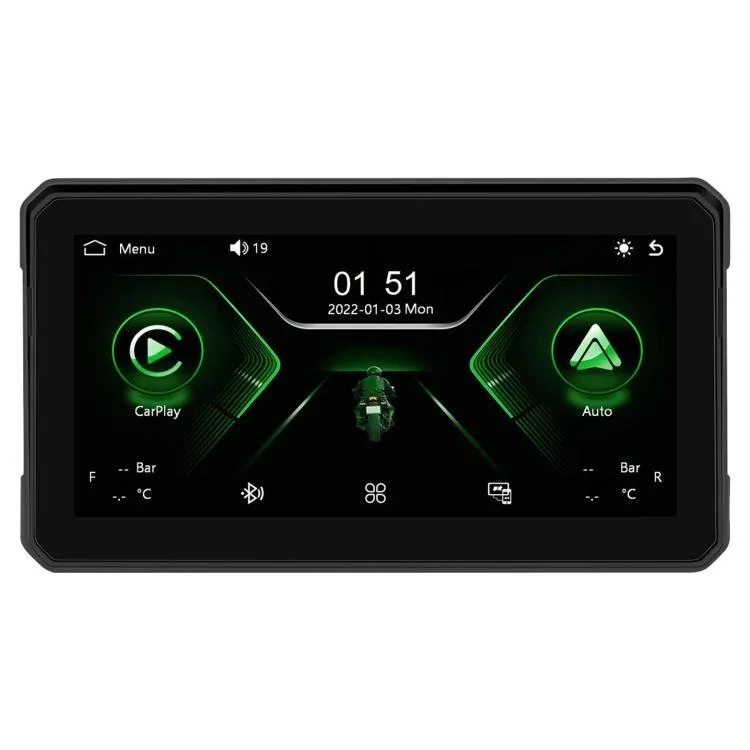 Moottoripyörän CarPlay and Android Auto
