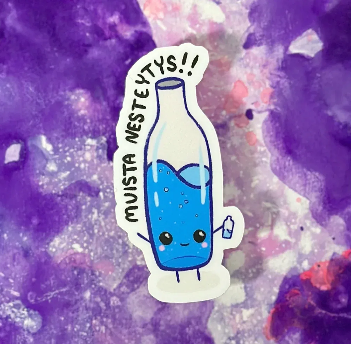 Muista nesteytys!! – Säänkestävä tarra