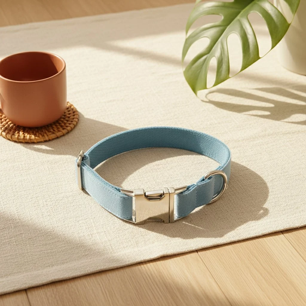 Mukautettava samettinen koiran kaulapanta