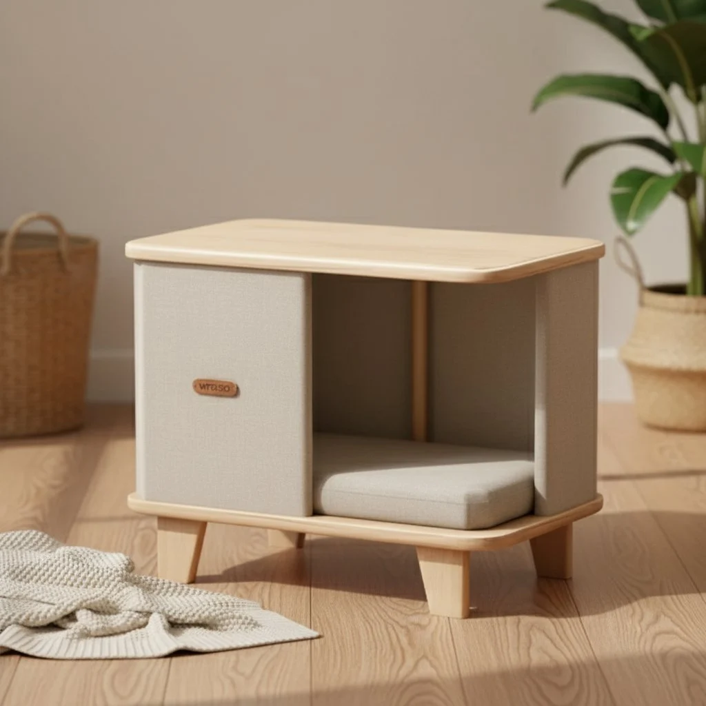 Mukava ja tyylikäs design-kissatalo