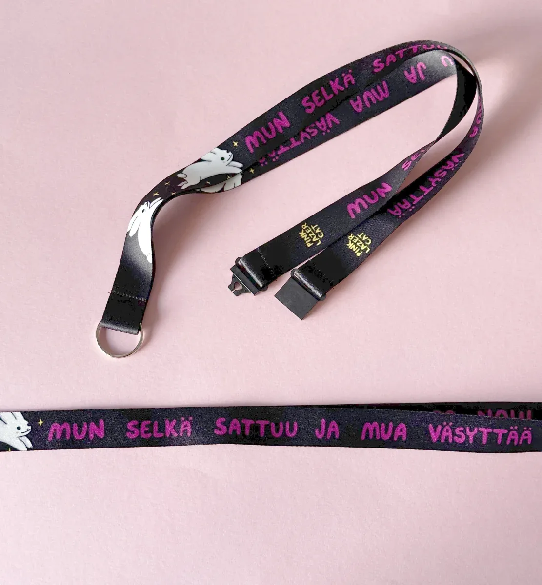 Mun selkä sattuu ja mua väsyttää Avainnauha