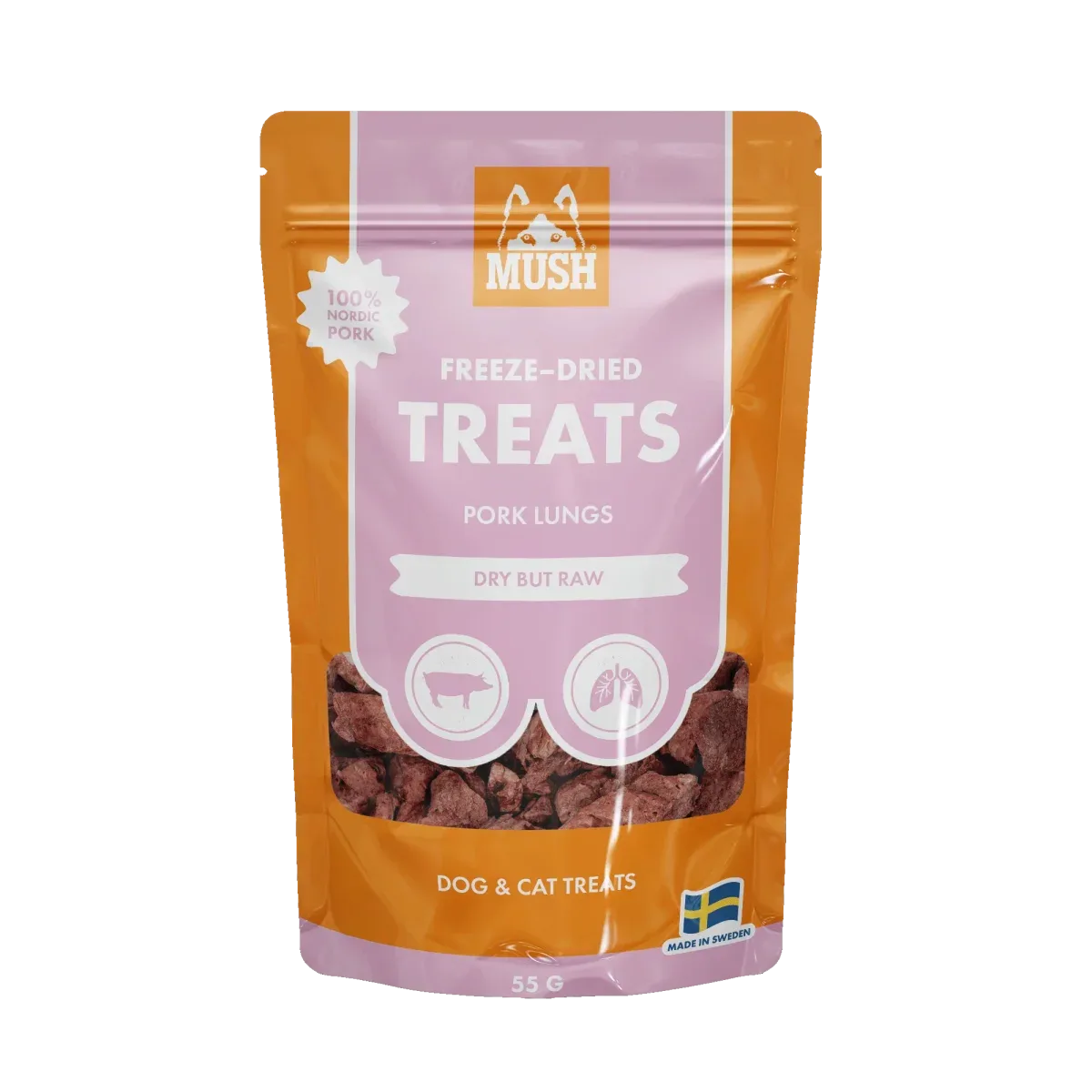 Mush Freeze-Dried Treats Sian keuhko 45g