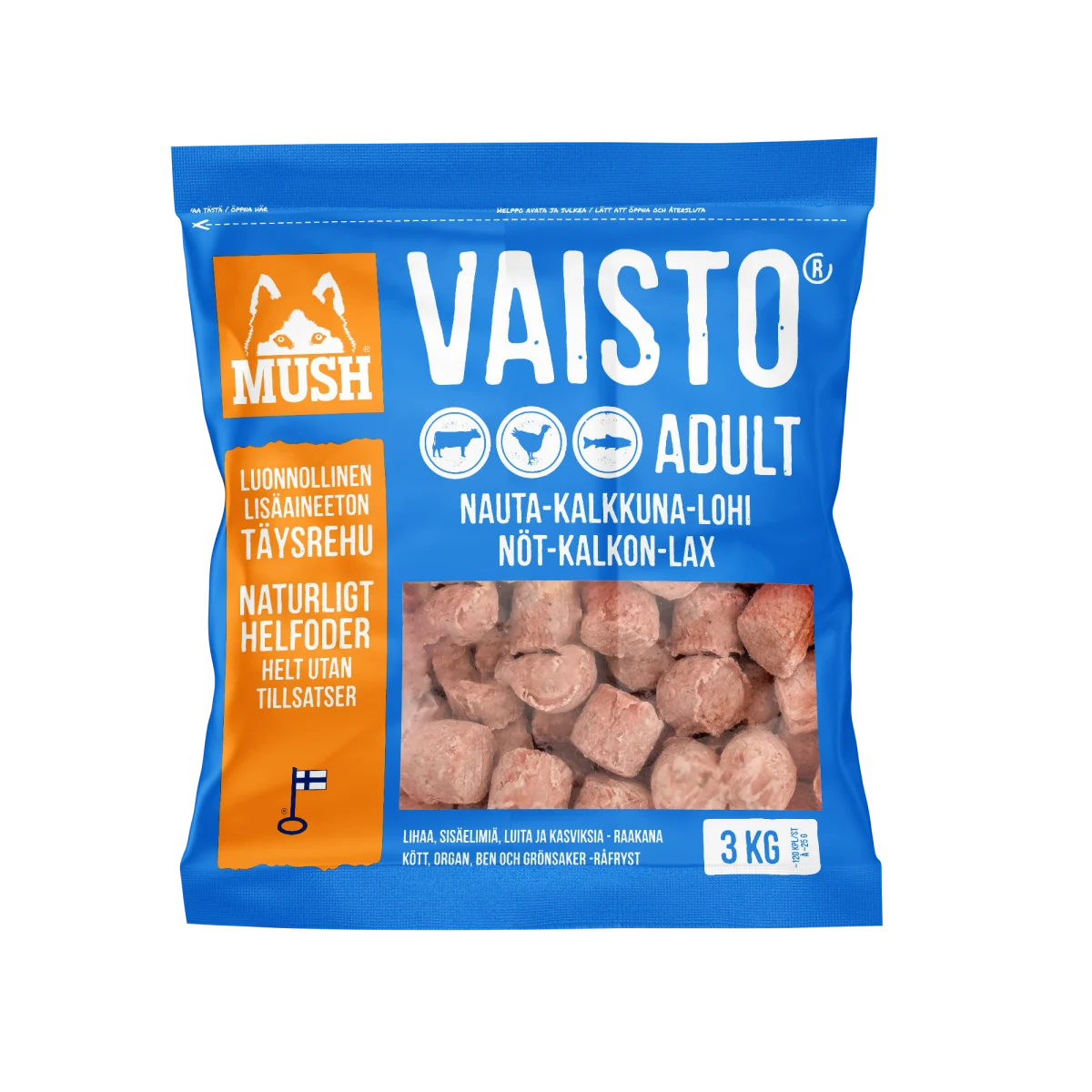 MUSH vaisto sininen