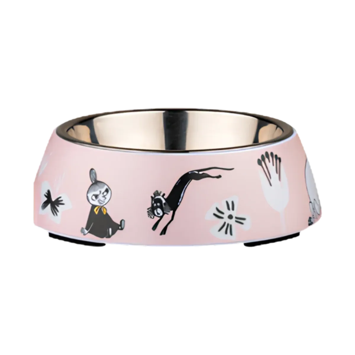 Muurla Moomin for Pets lemmikin kulho S, vaaleanpunainen
