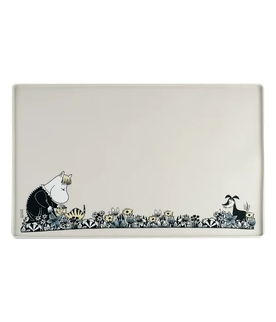 Muurla Moomin for Pets silikonialusta harmaa, koko 60 cm x 40 cm