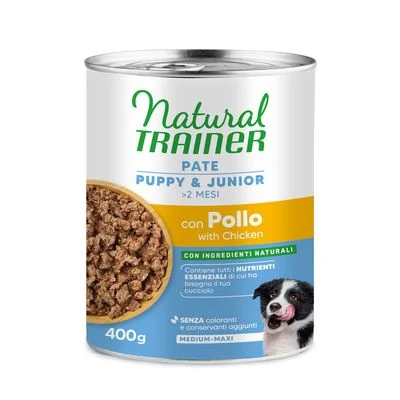 Natural Trainer Pate Medium & Maxi Puppy & Junior 400 g kana