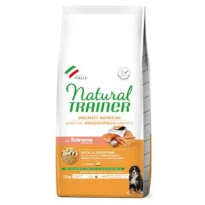 Natural Trainer Sensitive No Gluten Puppy & Junior Medium/Maxi lohi 12 kg